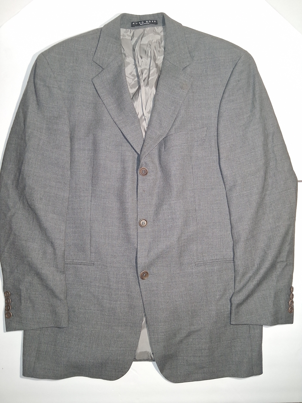 Hugo Boss Classic Gray Men's Wool-Blend Sport Coat